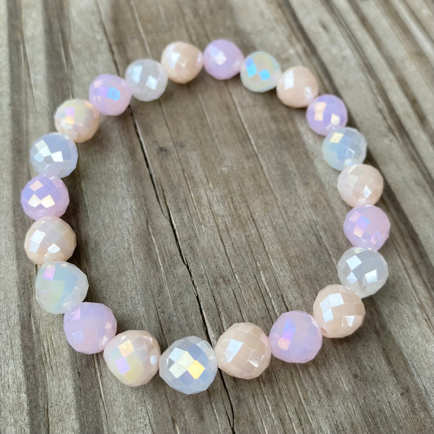 Pastel beaded bracelet